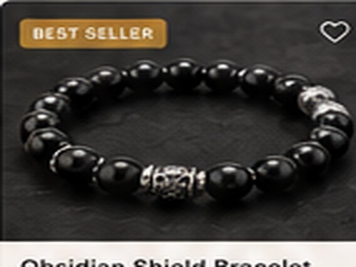 Obsidian Shield Bracelet